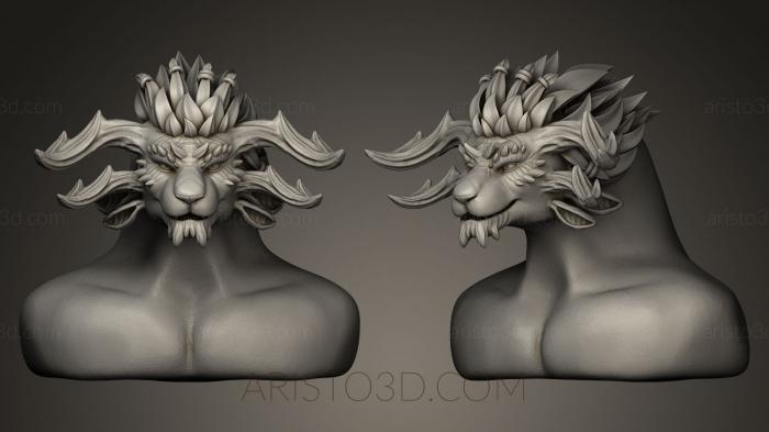 Busts of heroes and monsters (BUSTH_0024) 3D model for CNC machine